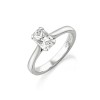 Platinum Phoenix Cut Diamond Solitaire Ring - 0.30 E/VVS1