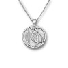 Ortak Silver Charles Rennie Mackintosh Solid Rose Pendant - P592