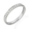 Platinum Pavé Set Diamond Wedding Band - Macintyres of Edinburgh