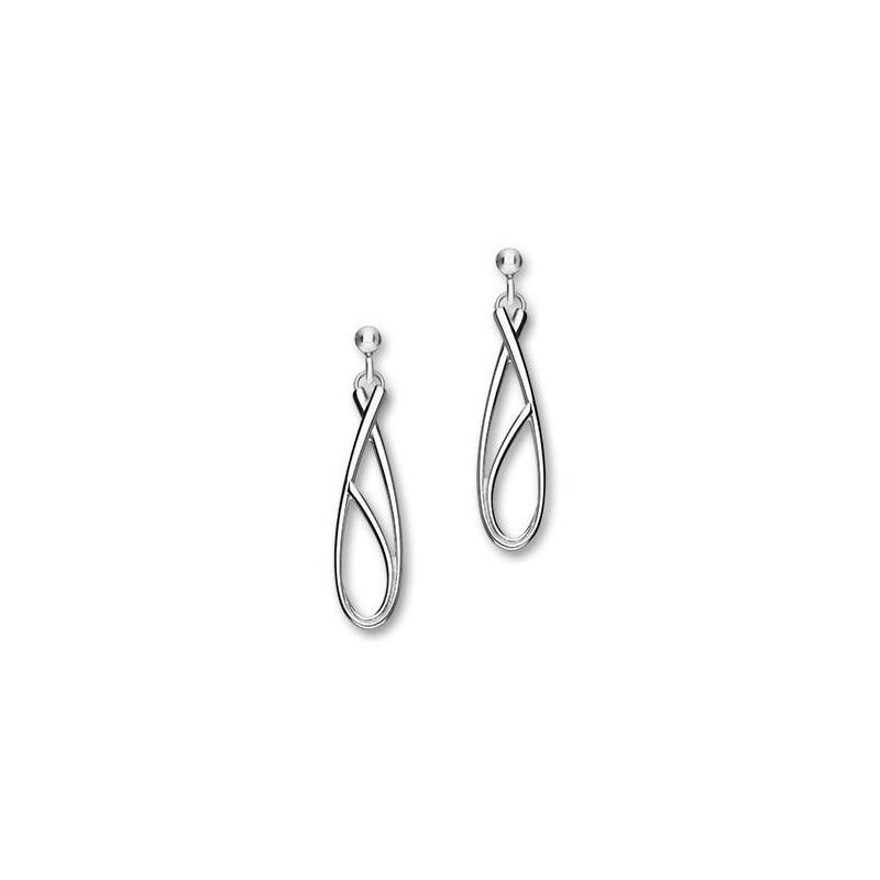 Ortak Silver Retreat Drop Earrings - E1682