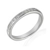 Platinum Princess Cut Diamond Wedding Ring - 0.50cts