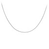 18ct White Gold 18 Inch Diamond Cut Chain