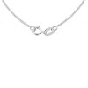 18ct White Gold 18 Inch Diamond Cut Chain