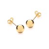 9ct Gold Polished 6mm Ball Stud Earrings - SAVE 39% off RRP