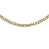 9ct Gold Mini Square Byzantine 18 Inch Chain