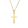 9ct Gold Plain Medium Sized Cross