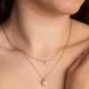 Diamonfire Double Chain Pearl & CZ Necklace - N4496