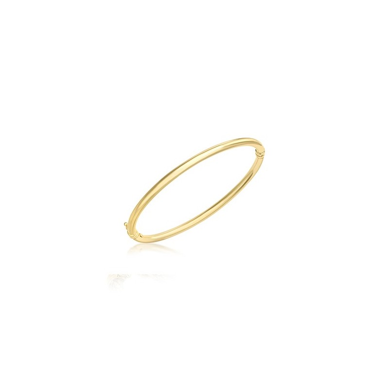 9ct Gold Hinged Bangle