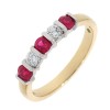 Bar Set Ruby & Diamond Eternity Ring - Macintyres of Edinburgh