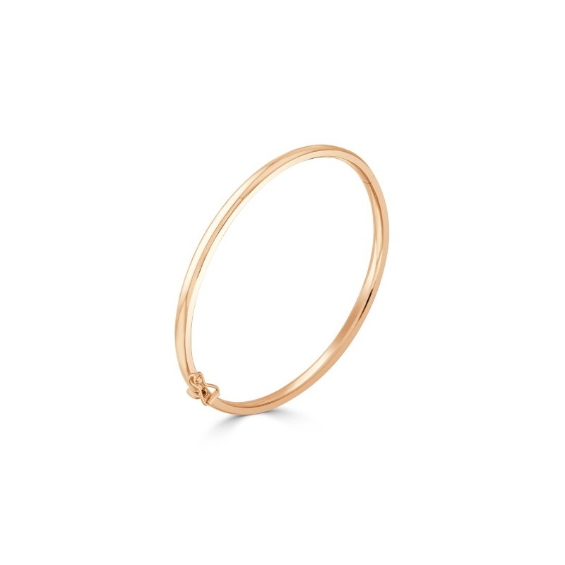 9ct Solid Rose Gold Court Bangle