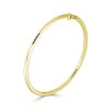 9ct Solid Gold Oval bangle