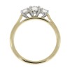 18ct Gold Three Stone Diamond Ring - 0.78 G/VS2