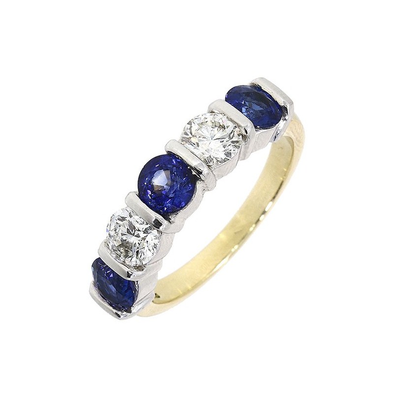 Sapphire Eternity Ring - S1.50ct; D:0.83 - Macintyres of Edinburgh