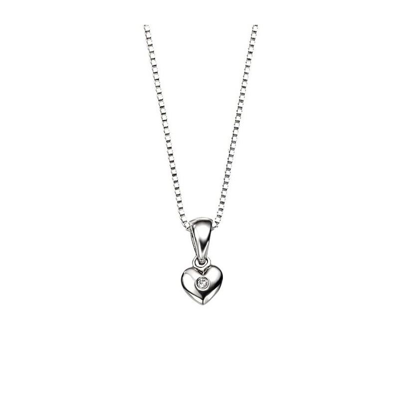 SAVE 28% OFF RRP - D for Diamond Heart Pendant P620