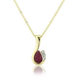 Ruby & Diamond Gold Necklace | Macintyres of Edinburgh