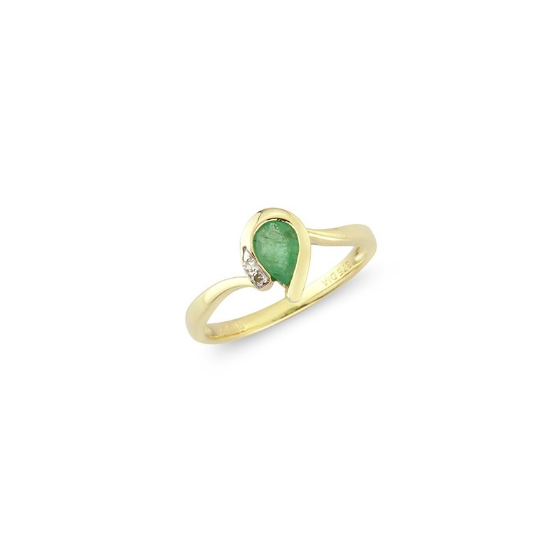 9ct Gold Emerald Dress Ring | Macintyres of Edinburgh