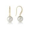 9ct Gold Cultured Pearl Drop Earrings