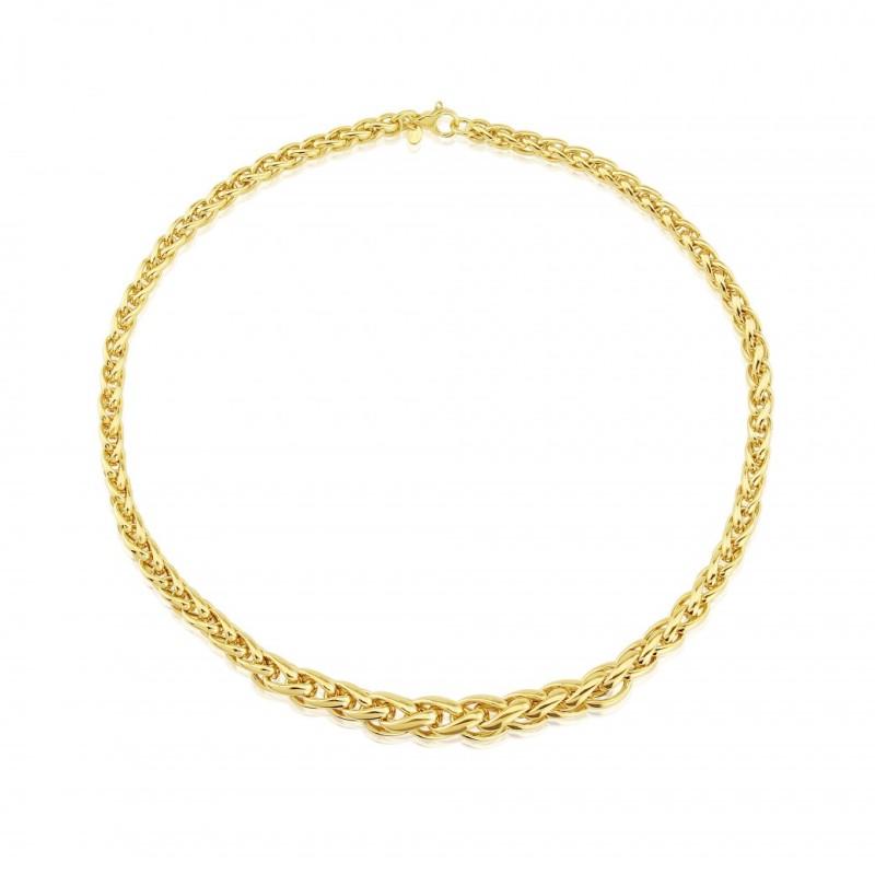 9ct Yellow Gold Palmier 18"Necklace