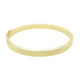 9ct Gold 6mm Flat Bangle