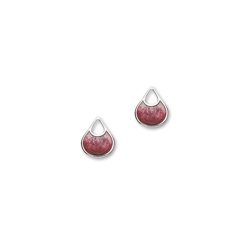 Ortak Silver Elements Fire Stud Earrings - EE416 Ignite