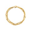 9ct Gold Three Strand Bracelet