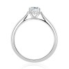 Platinum Diamond Solitaire Ring - 0.58 H/VS2