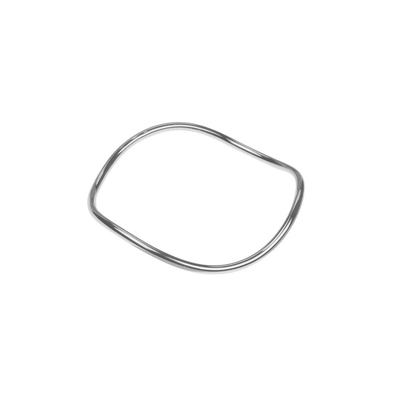 Tianguis Jackson Silver Plain Twist Pull Over Bangle - BT2214