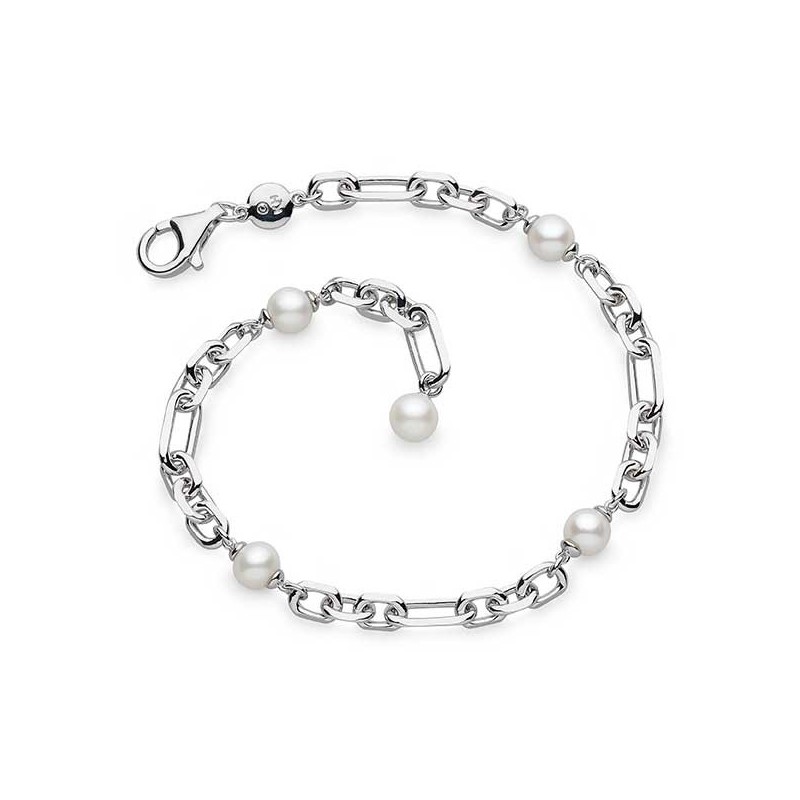 Kit Heath Revival Astoria Figaro Pearl Chain Link Bracelet