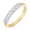 18ct Gold 7 Stone Diamond Eternity Ring - 0.44cts