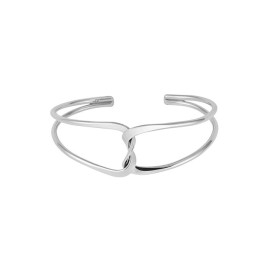 Tianguis Jackson Interlinked Silver Cuff Bangle