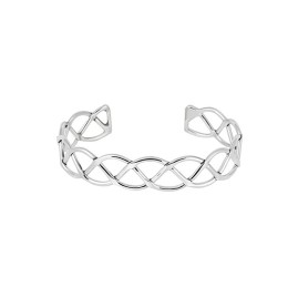 Tianguis Jackson Celtic Knot Style Silver Bangle