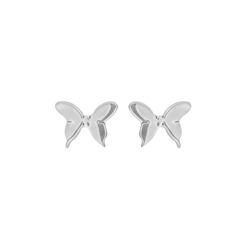 Tianguis Jackson Silver Butterfly Stud Earrings