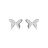 Tianguis Jackson Silver Butterfly Stud Earrings