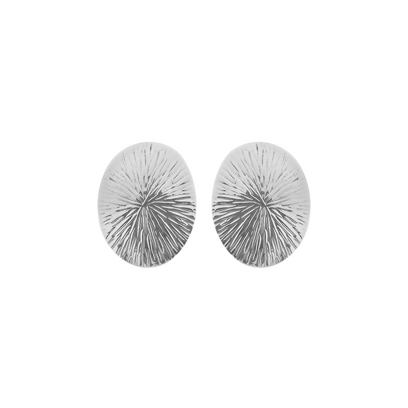 Tianguis Jackson Silver Shell Stud Earrings