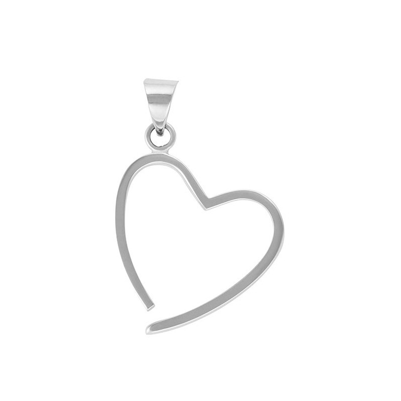 Tianguis Jackson Open Heart Pendant & Chain