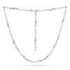 Kit Heath Pearl Multi Wear Silver Figaro Station Necklace