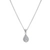 Hot Diamonds Glimmer White Topaz Teardrop Pendant - DP913