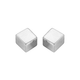 Tianguis Jackson Silver Cube Stud Earrings