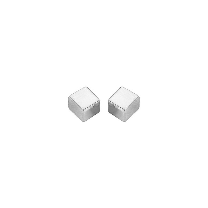 Tianguis Jackson Silver Cube Stud Earrings