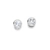 18ct Yellow & White Gold Diamond Stud Earrings - 0.29cts