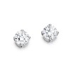 18ct White Gold 0.80ct Diamond Solitaire Stud Earrings | Macintyres of Edinburgh