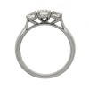 Platinum 3st Diamond Ring - 1.01cts F/VS2