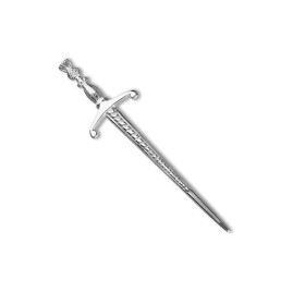 Ortak Silver Thistle Top Kilt Pin - B163