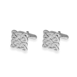 Ortak Sterling Silver Celtic Knot Cufflinks - CL65