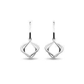 Kit Heath Silver Entwine Alicia Petite Drop Earrings - 60018RP