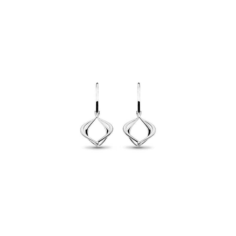 Kit Heath Silver Entwine Alicia Petite Drop Earrings - 60018RP