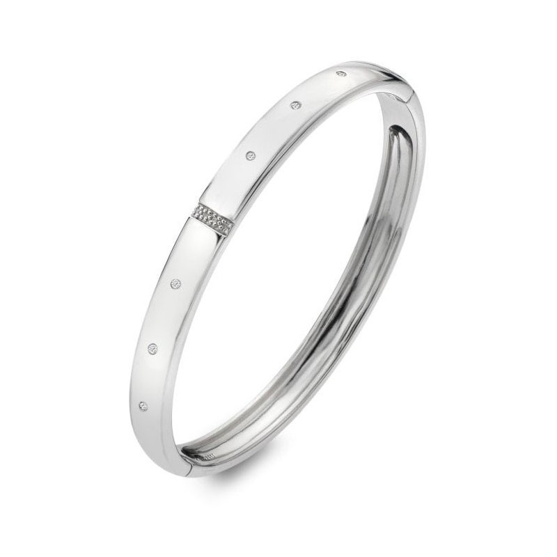 Hot Diamonds Much Loved Silver Bangle - DC178