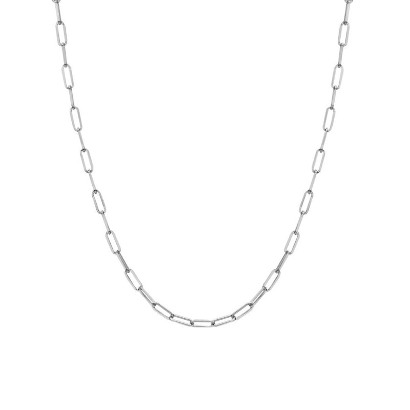 Hot Diamonds Silver Paperclip Necklace CH128 | Save 24% off RRP