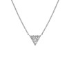 Hot Diamonds Silver Stellar Triangle Necklet DN173 | Save 25% off RRP