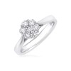 Platinum 7st Diamond Cluster Ring - 0.60cts | Macintyres of Edinburgh